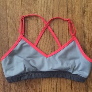 Alo Yoga Westerly bra M medium gray